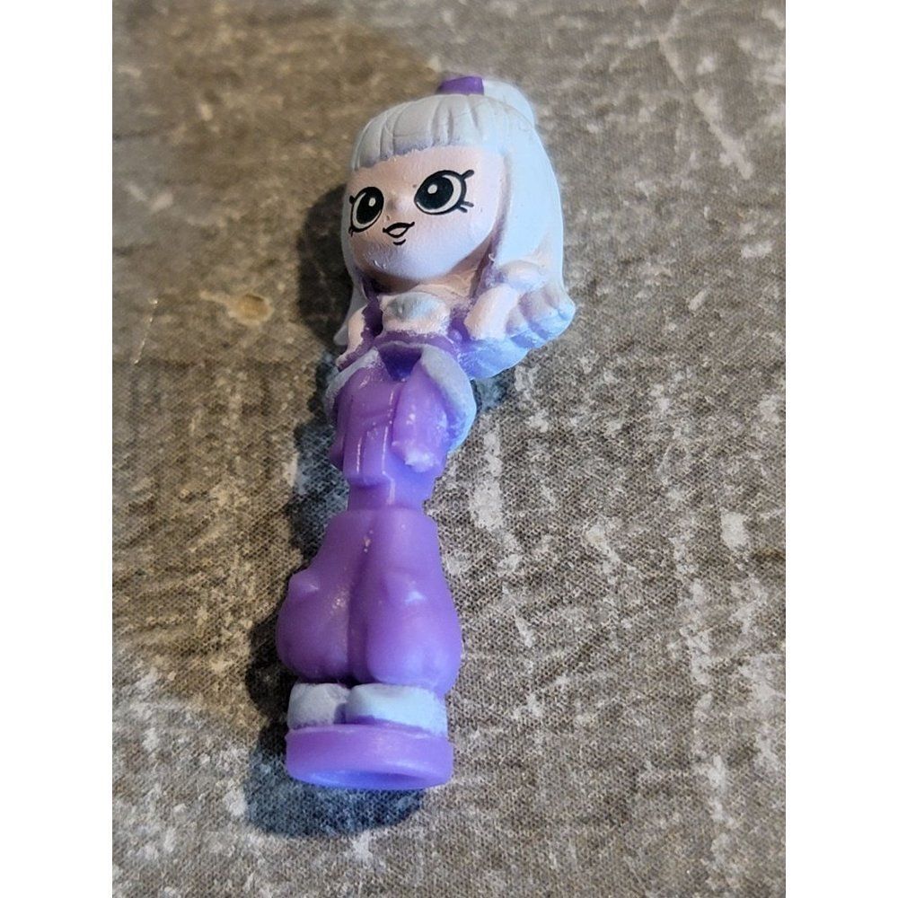 Mini purple blue girl‎ person heart toy figure popstar